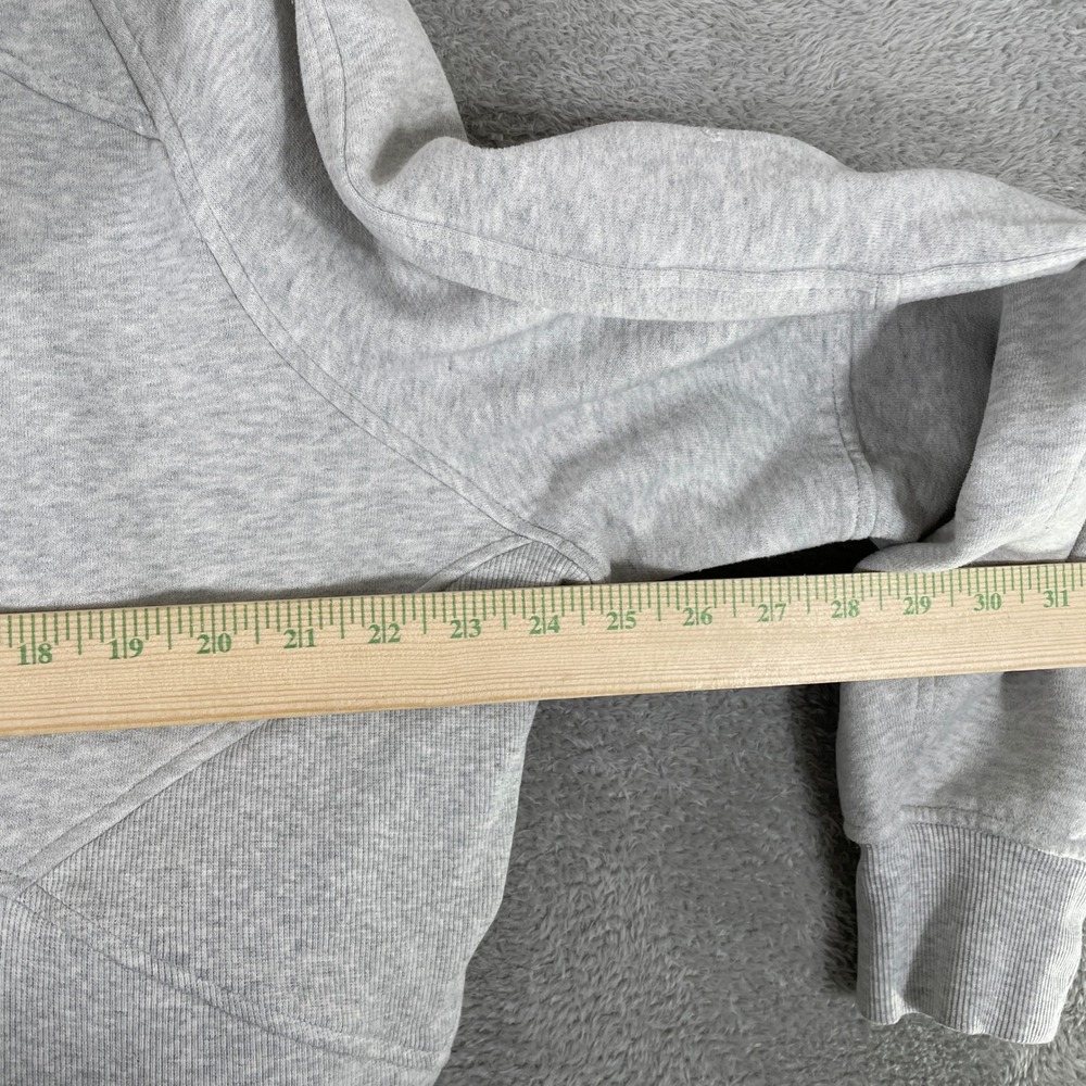Lululemon Scuba Oversized Half Zip Hoodie Womens XL/XXL Heathered Light Grey - Picture 7 of 8